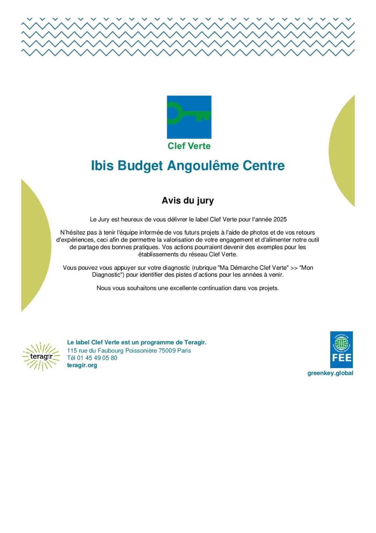 Ibis Budget Angouleme Centre Экстерьер фото